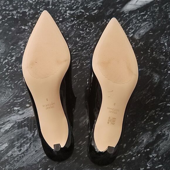 BRAND NEW STUART WEITZMAN CRYSTAL BUCKLE 75 PATENT MULE G1 - Picture 16 of 16